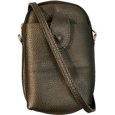 Vera Pelle kožená crossbody kabelka na telefon 7729 černá
