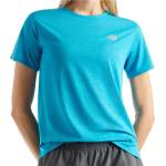 New Balance Дамска тениска New Balance Women's Athletics S/S Running shirt - Blue II - размер XS (916-1222-1211)