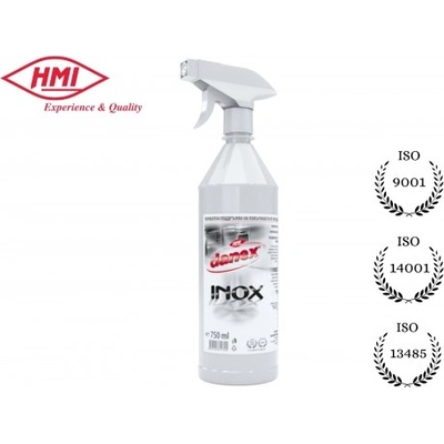 Hmi - България Hmi® danex inox 750 мл Спрей за иноксови повърхности на хладилници, фризери, съдомиялни машини, асансьори, врати, колички (100072-955)