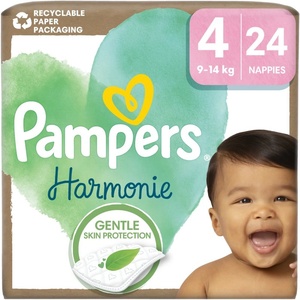 Pampers Harmonie Size 4 еднократни пелени 9-14 kg 24 бр