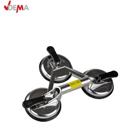 DEMA Вакуум за стъкло - троен / Лапи за стъкло gh100 Ф 11.8 см / dema 17156 / (dema 17156)