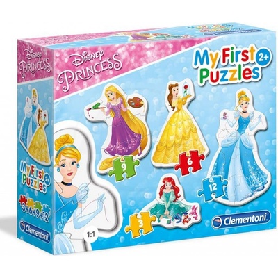 Clementoni Disney Princess Princezny 3+6+9+12 dielov