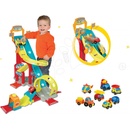 Smoby Set elektronická autodráha pro děti Mega Jump Vroom Planet skákající a souprava 8 autíček