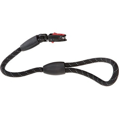 Ferplast Повод за куче Sport Reflex, нейлонов, черен, 120 см