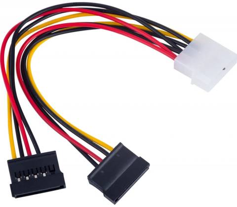 Adapter Molex / 2x SATA AK-CA-16
