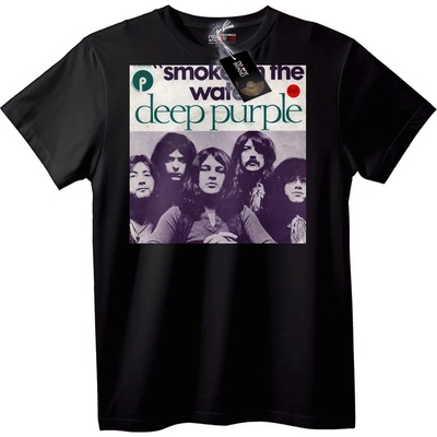 NOONEBRAND Тениска Deep Purple Дим над водата - XS, Black