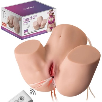 Image 1 of Мастурбатор, 2 отвора, вибрации и засмукване - Ingrid Masturbator (MSTRS00179)