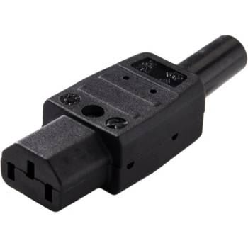 PremiumCord Щепсел, гнездо, захранващ конектор, немонтиран, c13 iec, 230v, черен cs220f (cs220f)
