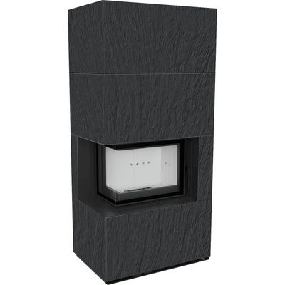 Kratki FLOKI BOX levá 8 kW průměr 160 křemenný sintr NATURALI NERO GRECO