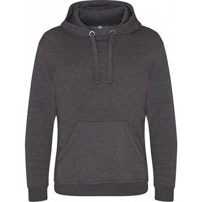 Just Hoods s kapucí 330 g/m šedá uhlová melír