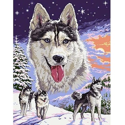 Казанлъшки гоблени Гоблен Зима на север Anchor (Немски)