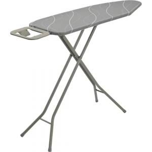Kinghoff Маса за гладене Kinghoff KH 1939, 114x35.5 см, 7 позиции за регулиране, Поставка за ютия, Сив (KH 1939)