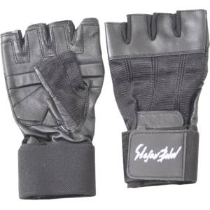 Stefan Botev Men Fitness Gloves with WristWraps - Black L