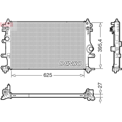 Chladič motora DENSO DRM50128