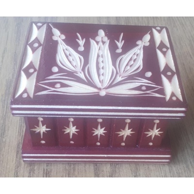 Tajná skříňka 3 tahy velikost S mahagon
