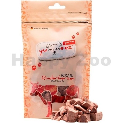 Yummeez Pure Rinderherzen sušená Hovězí srdíčka 100 % masa 35 g