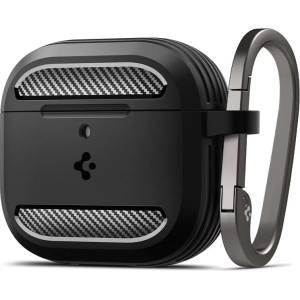 SPIGEN Rugged Armor калъф, матов черен - AirPods 2024 (ACS08642)