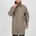 Brave Soul Анорак Brave Soul Mens Taupe Rubberised Hooded Parka - Taupe
