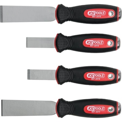 Sada sekáčů Z NEREZOVÉ OCELI, 4 ks KS Tools 907.2210