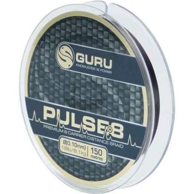 Guru Šňůra Pulse-8 Braid 150m 0,10mm 18lb