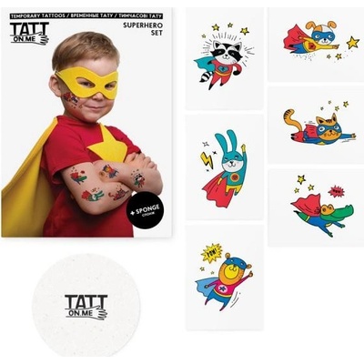 Tetovačky pre deti Super hrdinovia TATTonMe sada