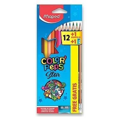 Maped Color Peps pastelky 12 so strúhatkom a ceruzkou