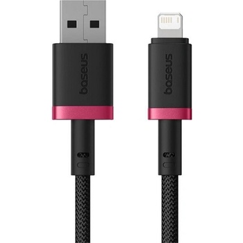 Baseus IPAD / IPAD 2 / IPAD 3rd Gen BASEUS DURA кабел за данни USB - Lightning, 200cm, ЧЕРВЕН/ЧЕРЕН P10377801U01-03 (P10377801U01-03)