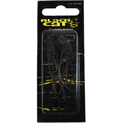 Black Cat Obratlík s karabínkou Godzilla Swivel veľ.3 5 ks