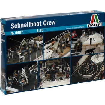 ITALERI Model Kit figurky 5607 SCHNELLBOOT CREW 1:35