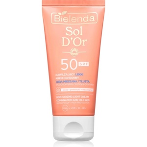 Bielenda Sol D’or Водоустойчив слънцезащитен крем за лице SPF 50 50ml