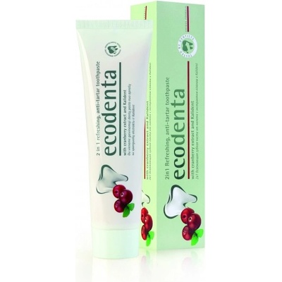 Ecodenta osviežujúca prírodná 2v1 proti zubnému kameňu 100 ml