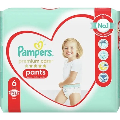 PAMPERS Premium 6 31 ks