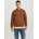 Jack and Jones Яке Jack and Jones Men's Suede Long Sleeve Bomber Jacket - Cognac
