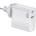 Makki Универсално зарядно за стена Charger Wall GaN - USB Type-C/A 65W White - MAKKI-GN65W1A1C (MAKKI-GN65W1A1C)