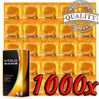 Vitalis Premium Ribbed 1000 ks