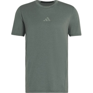 adidas Мъжка спортна тениска adidas D4T Workout 3 Stripes T-Shirt Sport shirt - Legend Ivy Melange - размер XL (217-0475-0314)