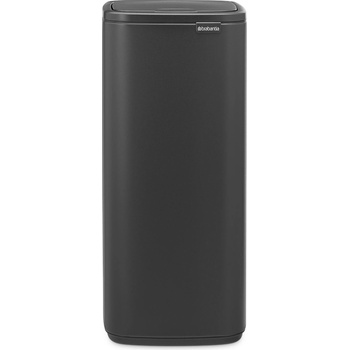 Brabantia Кош за отпадъци с докосване BO 30 l, минерал сив, стомана, Brabantia (BRAB238284)