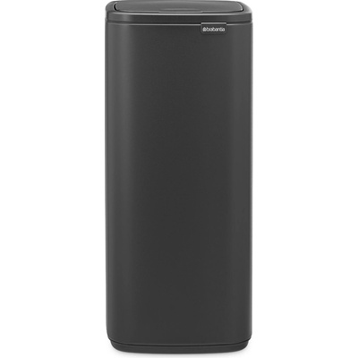 Brabantia Кош за отпадъци с докосване BO 30 l, минерал сив, стомана, Brabantia (BRAB238284)