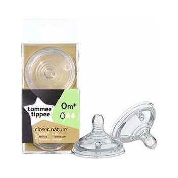 Tommee Tippee náhradní savičky C2N pomalý průtok 2ks 424584TT