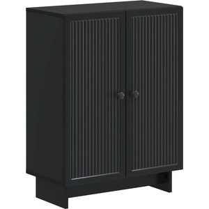 vidaXL Шкаф за баня EDE Черно 59, 5 x 31 x 80 см Инженерна дървесина (895956)