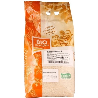 ProBio Bioharmonie Rýže basmati bílá Bio 3 kg