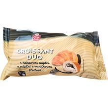 Fine Life Croissant s vanilkovou a kakaovou náplní 60 g