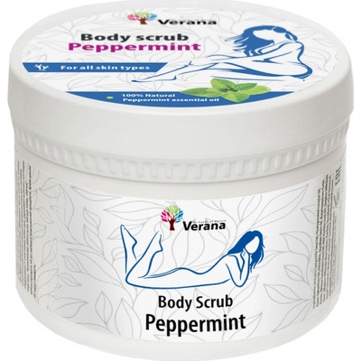 VERANA Telový peeling Mäta, 300 g