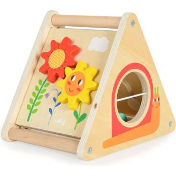 Image 1 of Tooky Toy Дървен триъгълен сортер th912