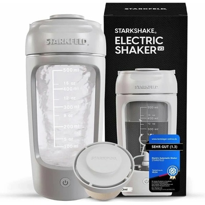 STARKFELD Prenosný elektrický shaker na proteín 650 ml, biely