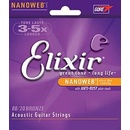 Elixir Acoustic Bronze 80/20 Nanoweb 11027 Custom Light