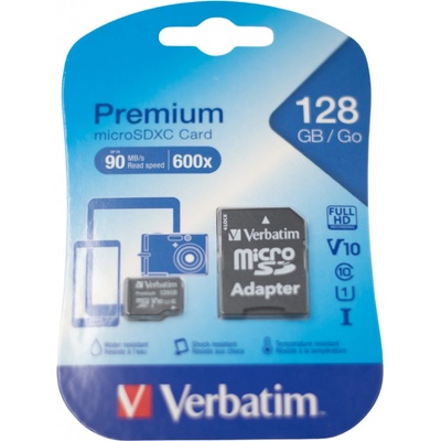 Verbatim Premium U1 microSDXC 128 GB 44085