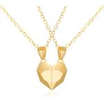 HARAHU Колиета Magnet Heart - Златни KP26946