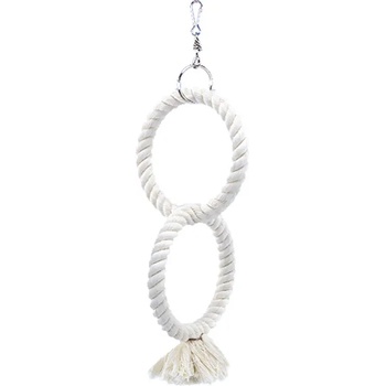 Image 1 of Nobby Climbing rings made of cotton for parakeets - играчка за папагал 2 кръга