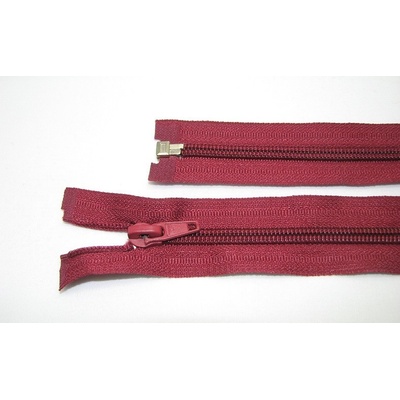 Zips špirála deliteľný 5mm - dĺžka 45cm farba bordová